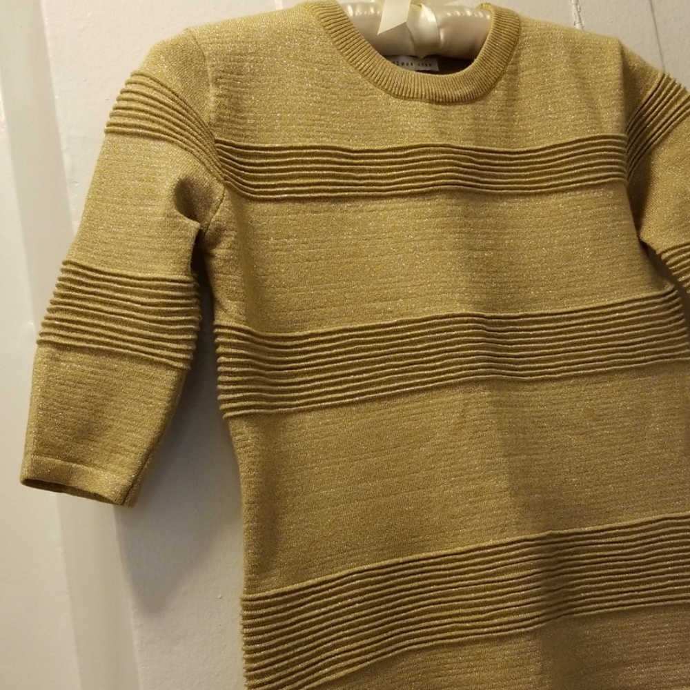 Endless Rose glittery knit top short sleeve Small - Picture 2 of 8